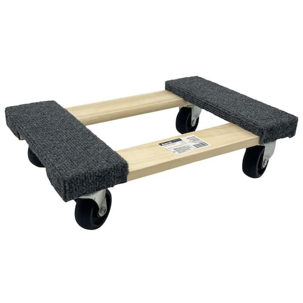 small rolling wood dolly