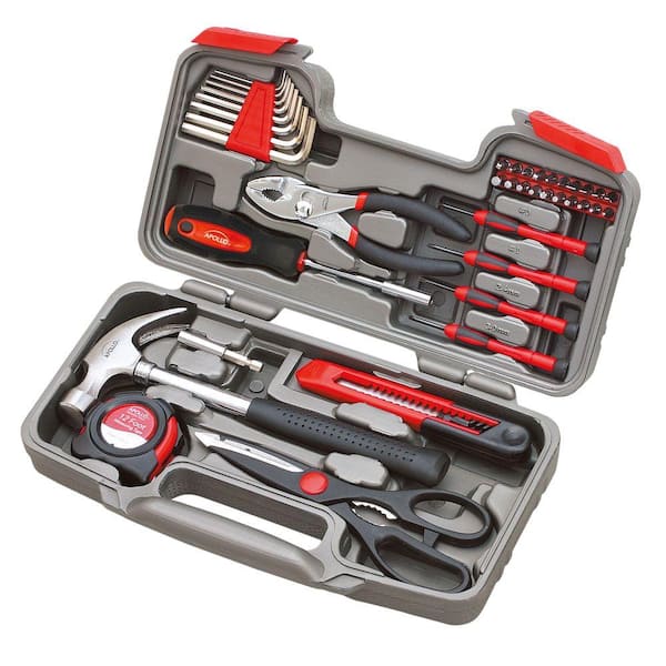 General tool set in a carrying case